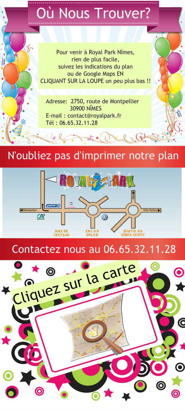 Plan de Royal Park Nimes France